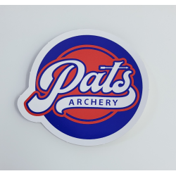 Pats Archery 70x70mm Sticker*